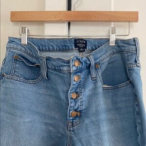 J. Crew Women's Essential Straight Leg Blue Jeans